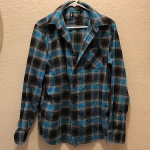 Men’s Etnies long sleeve flannel